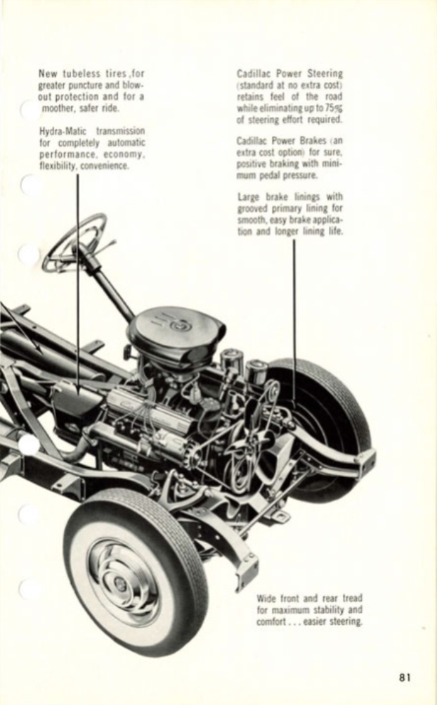 1955 Cadillac Salesmans Data Book Page 127